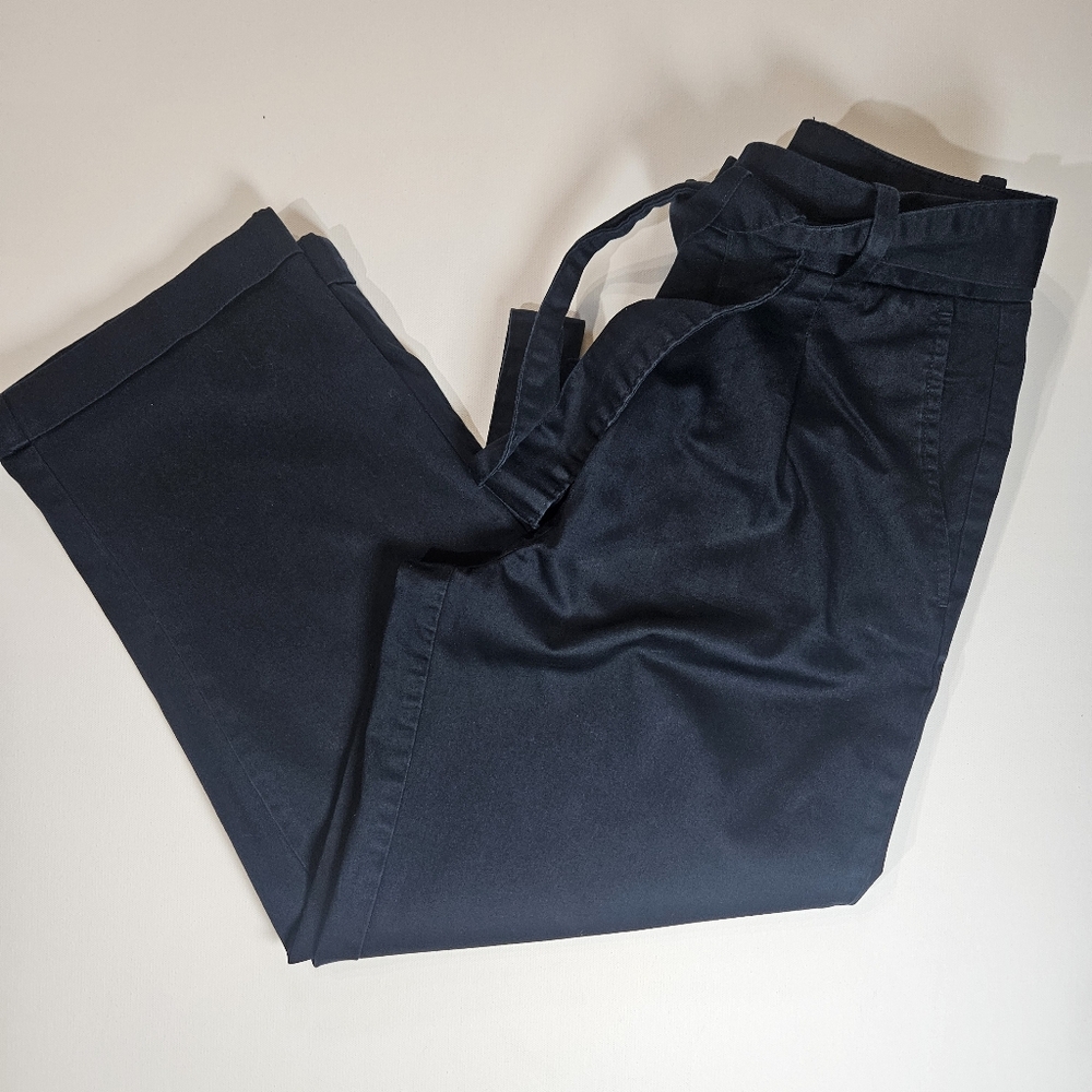 Brooks Brothers High Rise Wide Leg Trouser Pants Womens Size 2